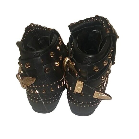 Ivy Kirzhner Adobee Black Studded Booties - Picture 6 of 8